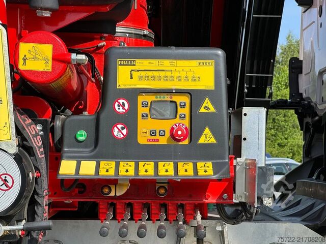 3-sided tipper Mercedes-Benz Arocs 3348 AK 6x6 Krankipper mit Fassi F195A2.24