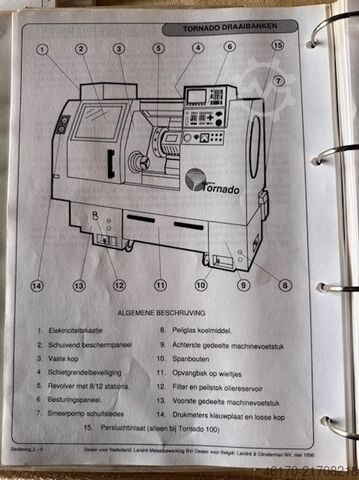 Center lathe Colchester Tornado 100