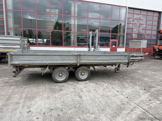 Low loader trailer Roeger TT  Tandem Pritsche- Tieflader