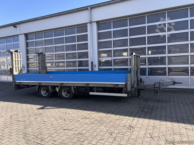 Tieflader Anhänger Humbaur HBTZ 136224 TA-BS  13,6 t Tandemtieflader