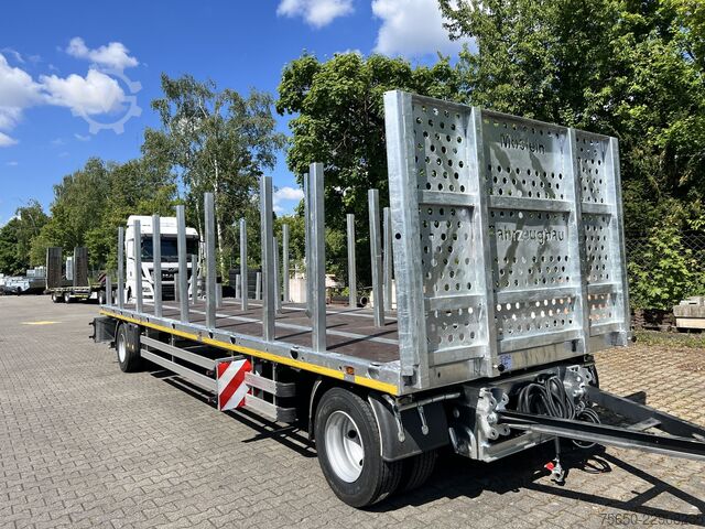 Anhänger mit offener Pritsche Möslein T 2 Plato 8,6m  2 Achs Jumbo- Plato- Anhänger