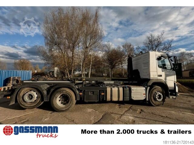 Roll-off tipper truck Volvo FMX 370/410 6x2, Meiller Abrollanlage RK 20.70,