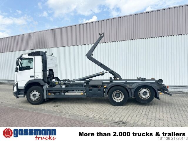 Roll-off tipper truck Volvo FMX 370/410 6x2, Meiller Abrollanlage RK 20.70,