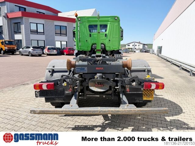 Roll-off tipper truck Mercedes-Benz Arocs 1835/4x2, Hiab Abrollanlage XR 10 S 4150 bis