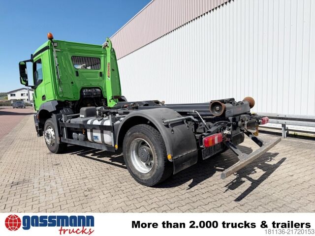 Roll-off tipper truck Mercedes-Benz Arocs 1835/4x2, Hiab Abrollanlage XR 10 S 4150 bis