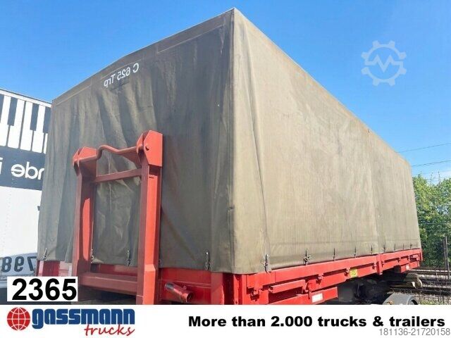 Roll-off container  Abrollrahmen mit WB C 625 Wechselbrücke