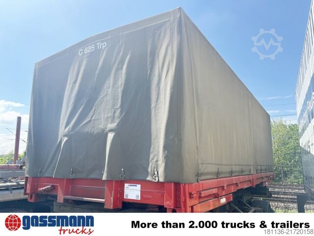 Roll-off container  Abrollrahmen mit WB C 625 Wechselbrücke