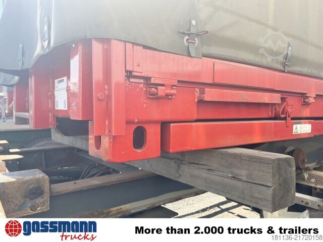 Roll-off container  Abrollrahmen mit WB C 625 Wechselbrücke