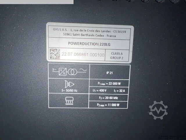 Inductive Hardening Plant POWERDUCTION 220 LG