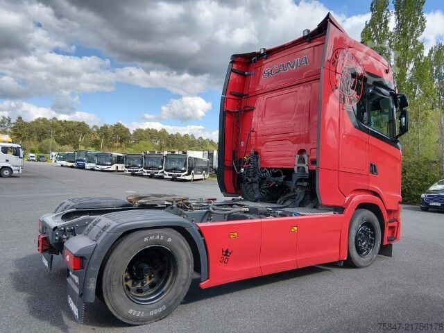 Standard tractor unit SCANIA S 500 A/NB Kipphydraulik Leder Vollluft