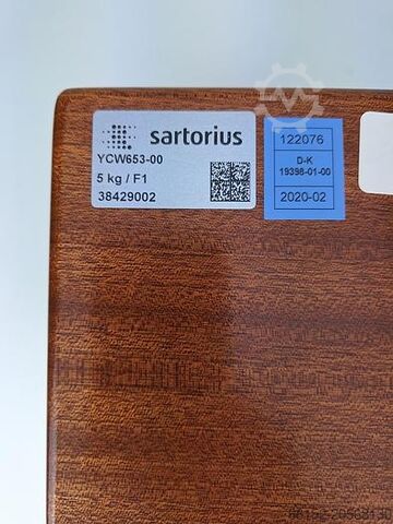 Sartorius YCW653 5KG / F1 Weight - Boxed Sartorius YCW653 5KG / F1