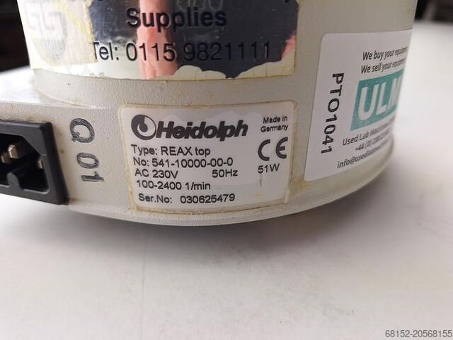 Heidolph Reax Top Vortex Mixer Heidolph Reax Top