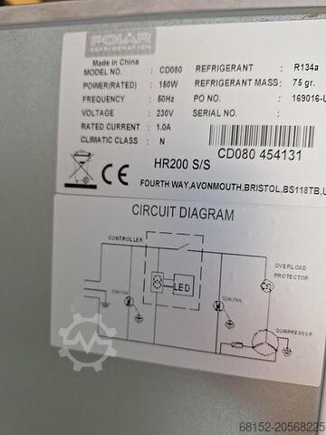 Polar Refrigeration CDO80 Kühlschrank Polar Refrigeration CDO80