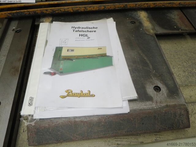 Tafelschere - hydraulisch BAYKAL HGL-3100/6