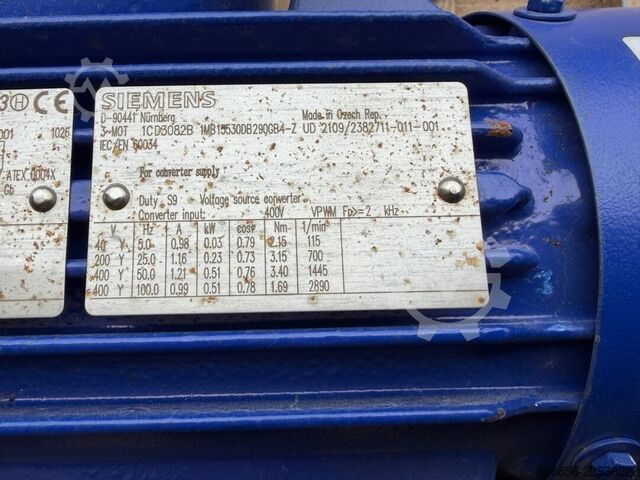 KSB ETALINE ETL pump with Siemens 0.55 kW EX ATEX motor Pompa KSB ETALINE ETL  silnik Siemens 0.55 kW EX ATEX