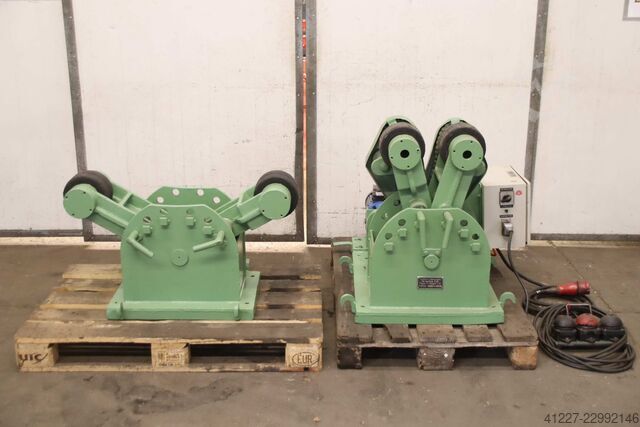 Behälterdrehvorrichtung   Ton Heitze 405/0 Rollenabstand 240 - 780 mm