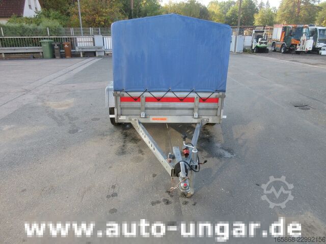 Anhänger mit Pritsche & Plane Temared Tema Anhänger 1.000kg Tieflader Plane
