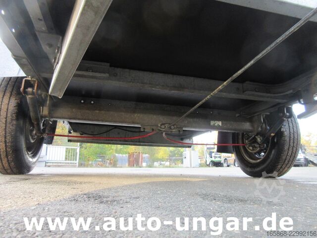 Anhänger mit Pritsche & Plane Temared Tema Anhänger 1.000kg Tieflader Plane
