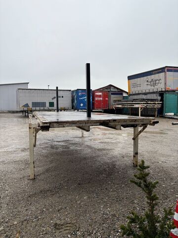 Swap body open Krone Plattform 7,45m mit Steckrungen mittig