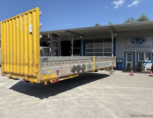 Swap body open Krone Baustoff Wechselbrücke 7,45m Türen