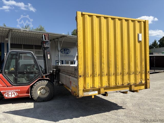 Swap body open Krone Baustoff Wechselbrücke 7,45m Türen