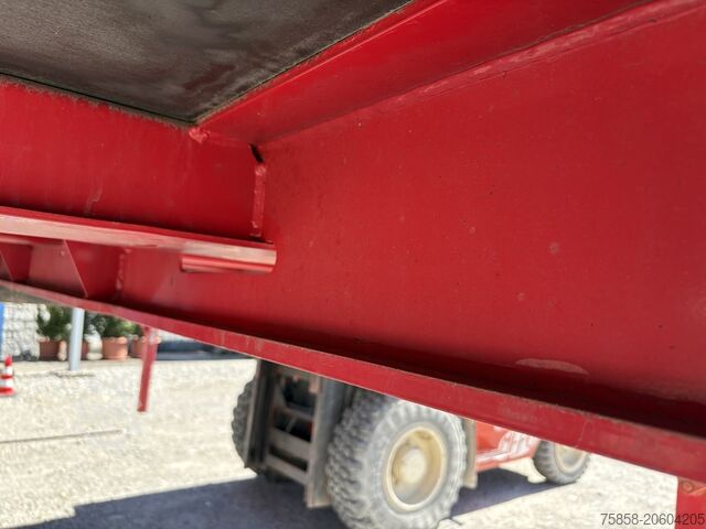 Wechselbrücke mit Pritsche Krone 7,45m BDF Baustoff Multilockrahmen