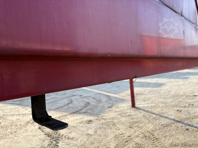 Swap body with box body Krone 7,45m Wechselkoffer mit Türen