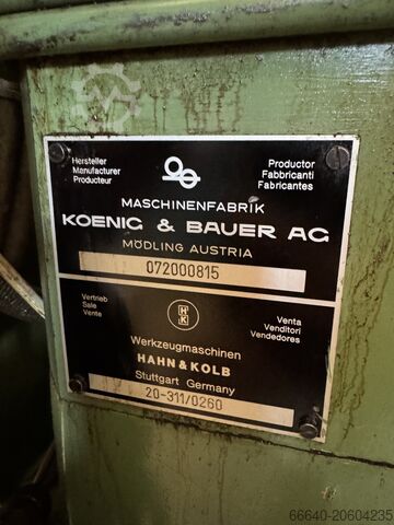 Centerless grinding machine Koenig & Bauer Multimat 250-2