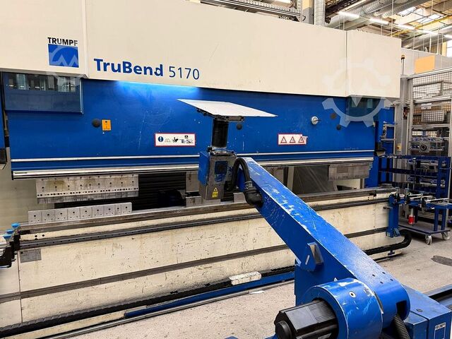 Press brake + robot Trumpf TruBend 5170 + BendMaster
