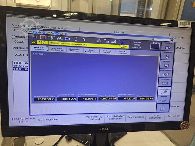 Press brake + robot Trumpf TruBend 5170 + BendMaster