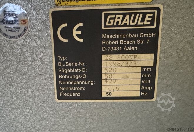 Cross-cut and miter saw Graule ZS 200N-F