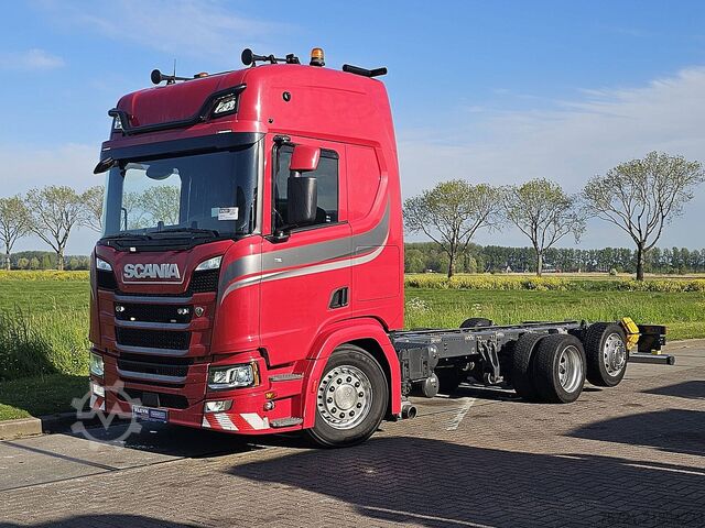 Chassis with cab SCANIA R500 6x2 Retarder Leather