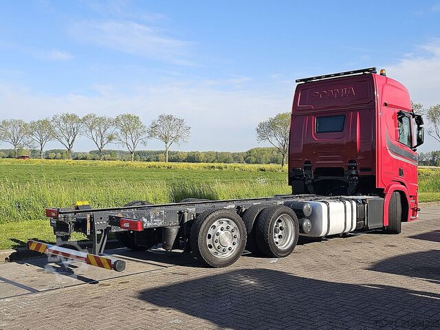 Chassis with cab SCANIA R500 6x2 Retarder Leather