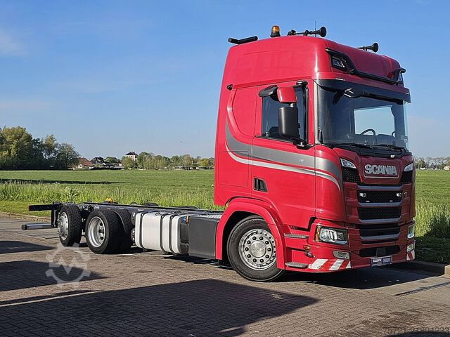 Chassis with cab SCANIA R500 6x2 Retarder Leather