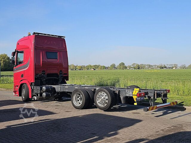 Chassis with cab SCANIA R500 6x2 Retarder Leather
