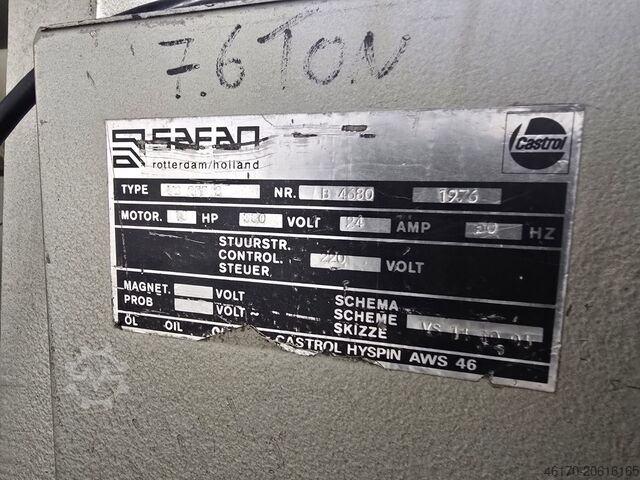 Hydraulic guillotine shear Safan VS 255 8