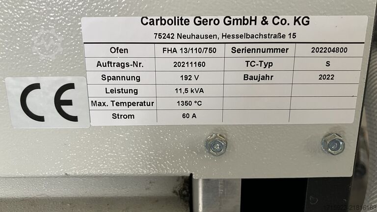 Tube furnace Carbolite GERO Rohrofen
