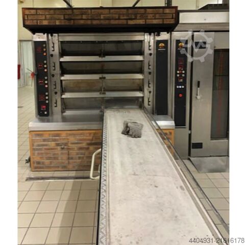 Electric deck oven with 8 hearths EUROFOURS JOLIVET