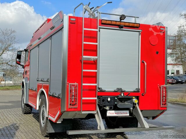 Fire department all-wheel drive tank fire engine (TLF) MAN TGM 18.320 TLF 4000 Allrad 5000 l Wasser