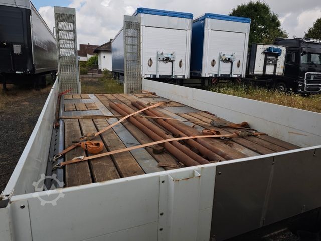 Low loader trailer  Alga TAT B-180, 7,3 mtr., Rampen, 19to. GG. low