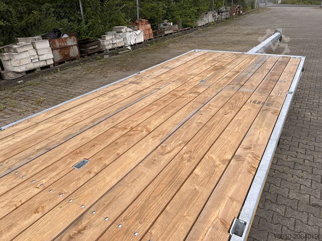 Anhänger mit offener Pritsche Möslein THT 11 G Ausziehbar 11,9 t Tandemanhänger- Tieflader, ausziehbarLuftgefedert