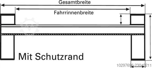 Loading ramp, aluminum, length 4085 mm – 1 piece  