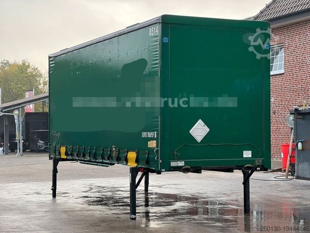 Anhänger-Wechselpritsche KRONE 50 x Jumbo-Wechselbrücke Edscha Festdach Lager