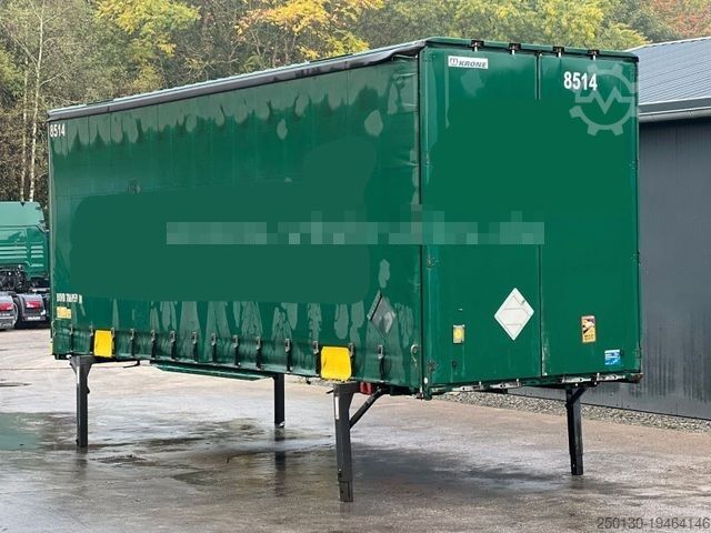 Anhänger-Wechselpritsche KRONE 50 x Jumbo-Wechselbrücke Edscha Festdach Lager