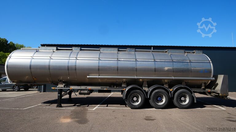 Food tanker Van Hool 3 axle food tank trailer 33.300ltr