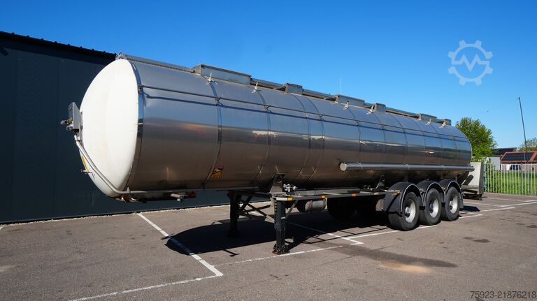 Food tanker Van Hool 3 axle food tank trailer 33.300ltr