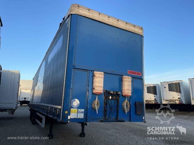 Auflieger mit Pritsche & Plane Berger Curtainsider Mega