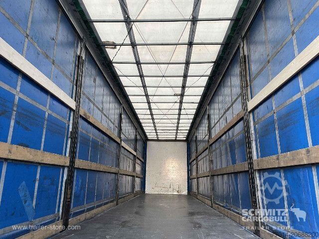 Auflieger mit Pritsche & Plane Berger Curtainsider Mega