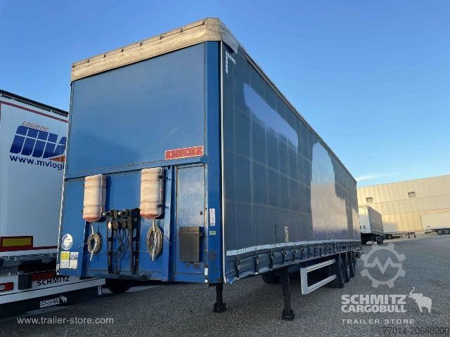 Auflieger mit Pritsche & Plane Berger Curtainsider Mega