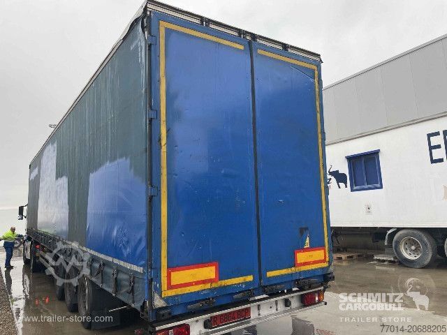 Auflieger mit Pritsche & Plane Berger Curtainsider Mega